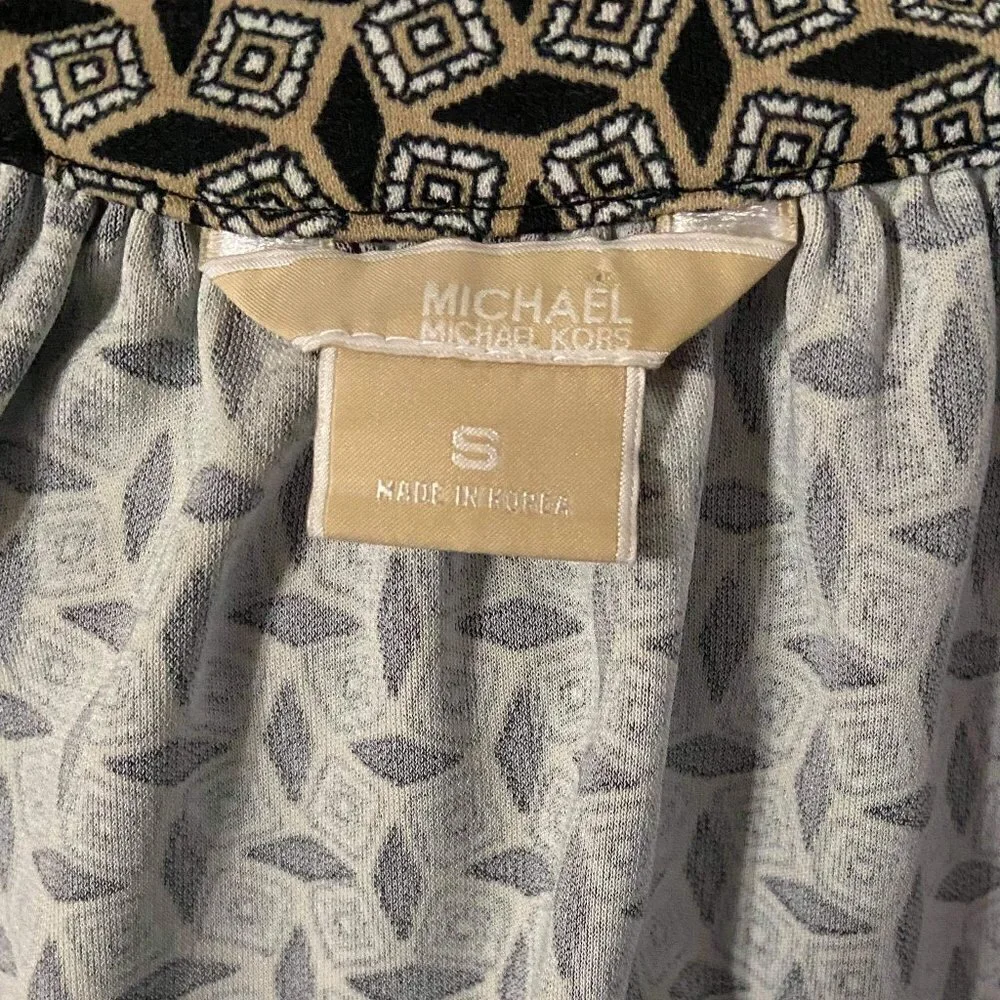 Michael Kors Diamond Print Tank Top Size S